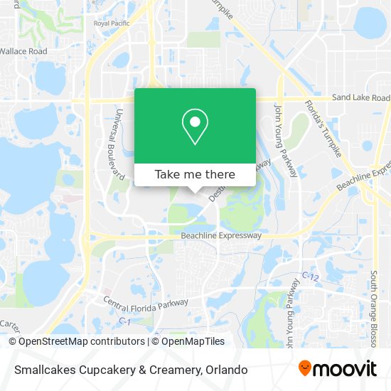 Mapa de Smallcakes Cupcakery & Creamery
