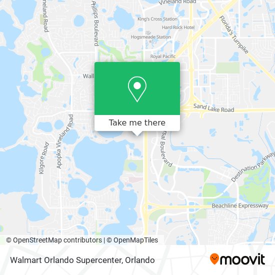 Mapa de Walmart Orlando Supercenter