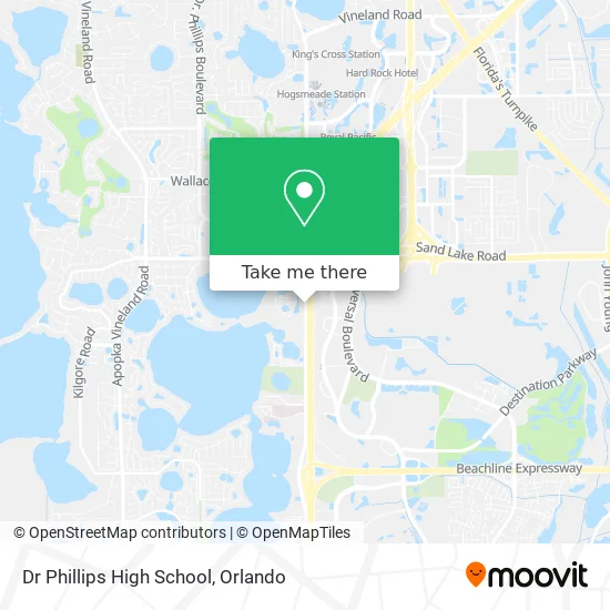Mapa de Dr Phillips High School