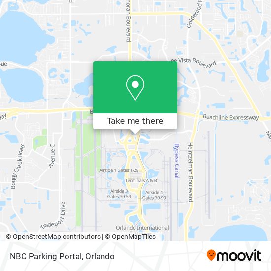 NBC Parking Portal map