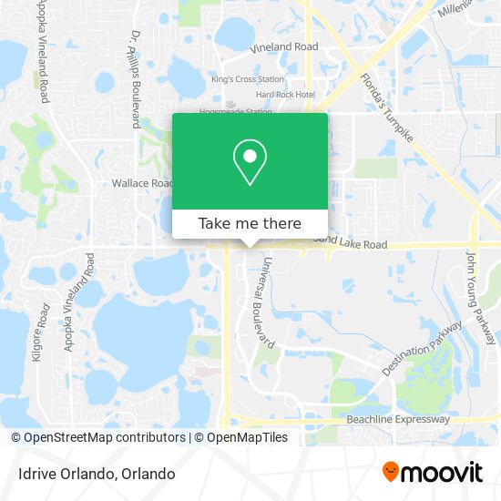Mapa de Idrive Orlando