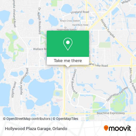 Hollywood Plaza Garage map