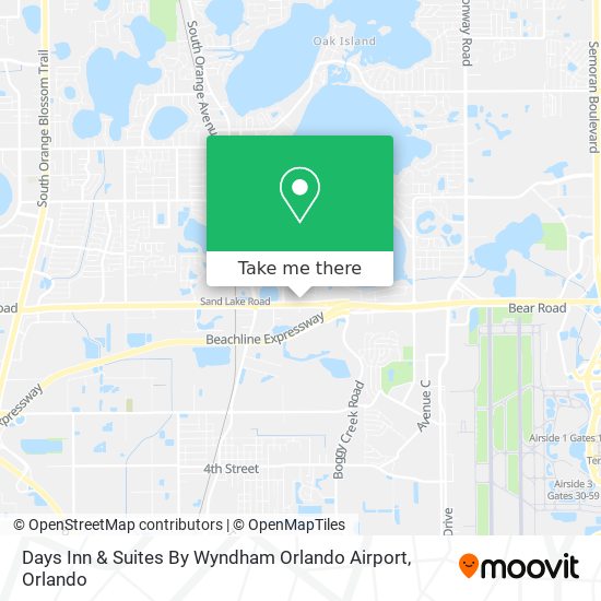 Days Inn & Suites By Wyndham Orlando Airport map