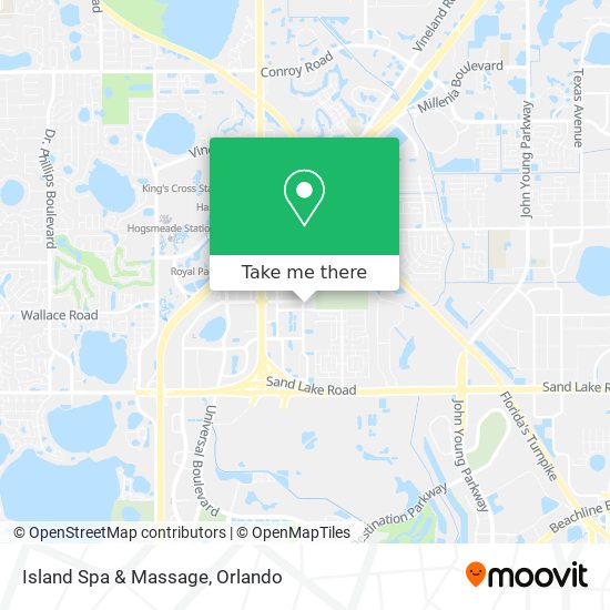 Mapa de Island Spa & Massage
