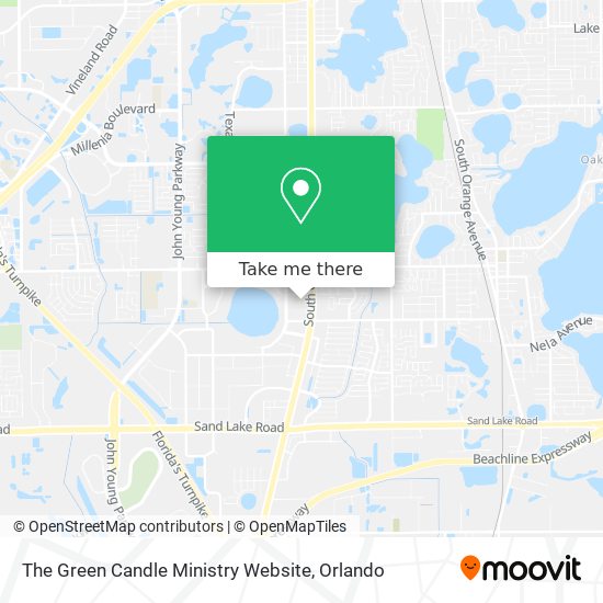 Mapa de The Green Candle Ministry Website