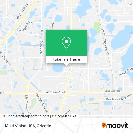 Mapa de Multi Vision USA