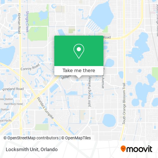Mapa de Locksmith Unit