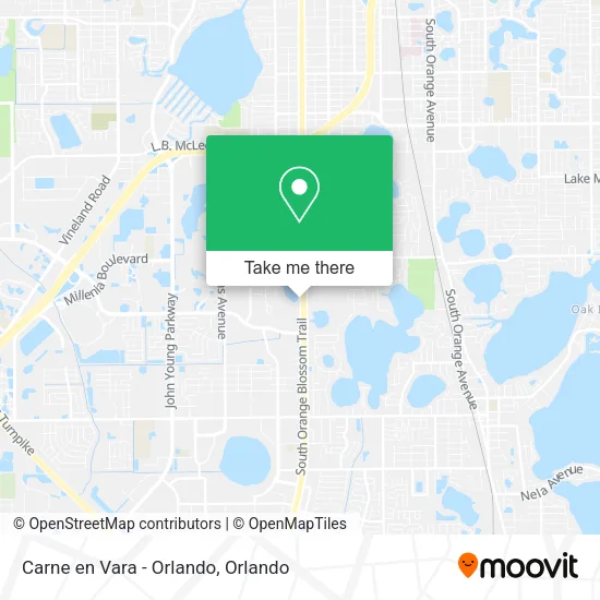 Mapa de Carne en Vara - Orlando