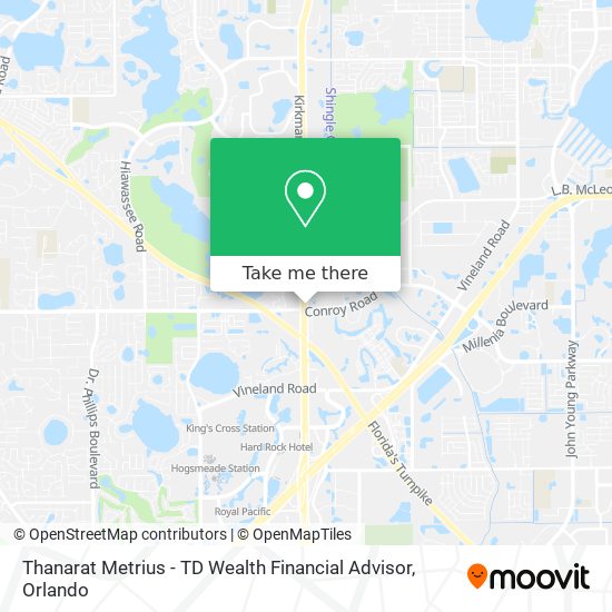 Thanarat Metrius - TD Wealth Financial Advisor map