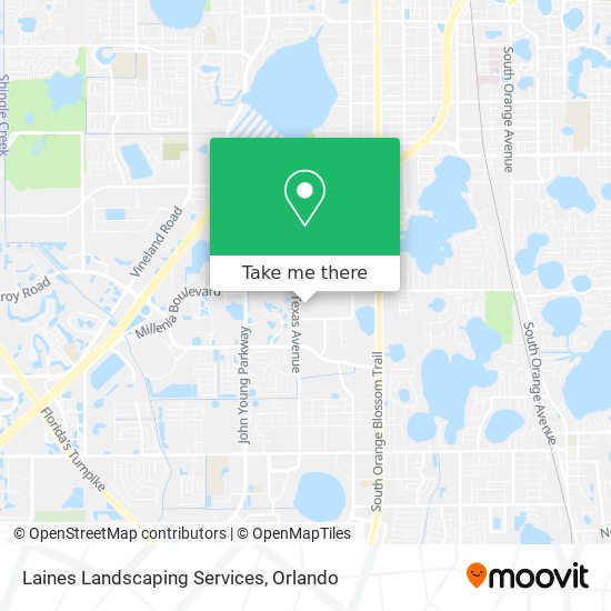 Mapa de Laines Landscaping Services