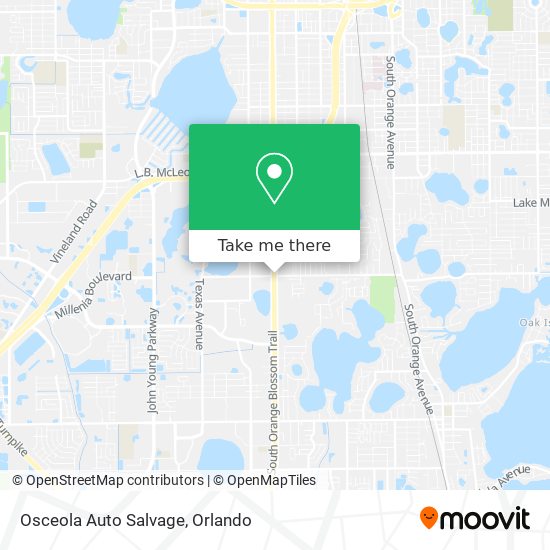 Mapa de Osceola Auto Salvage