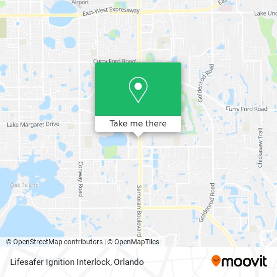 Lifesafer Ignition Interlock map