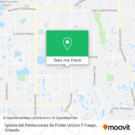 Iglesia del Pentecostes de Poder Uncion Y Fuego map