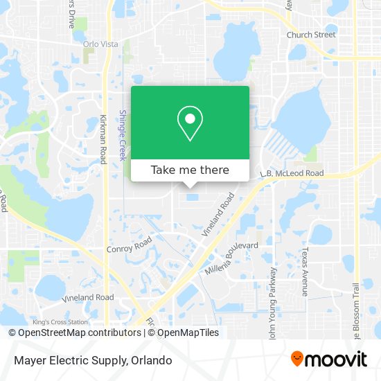 Mayer Electric Supply map