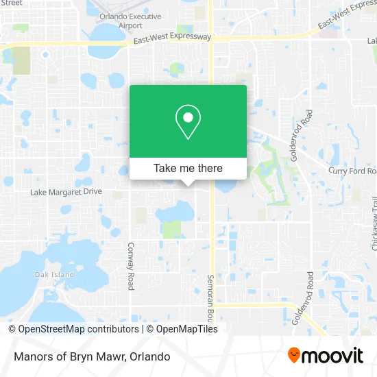 Mapa de Manors of Bryn Mawr