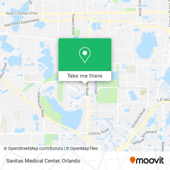 Sanitas Medical Center map