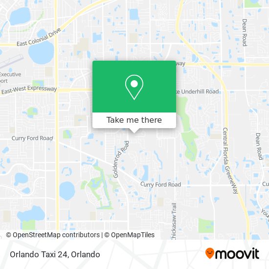 Mapa de Orlando Taxi 24