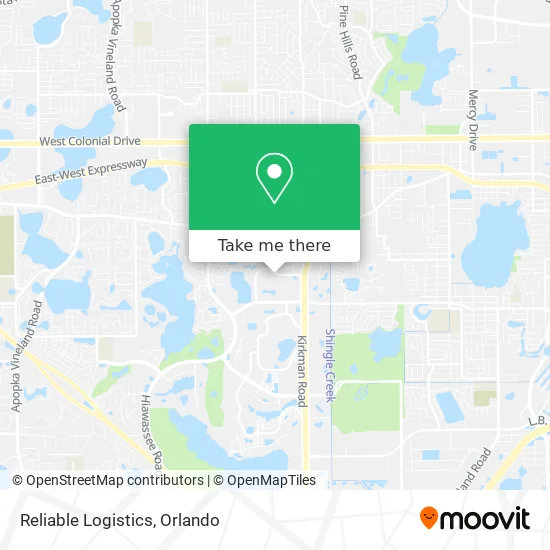 Mapa de Reliable Logistics