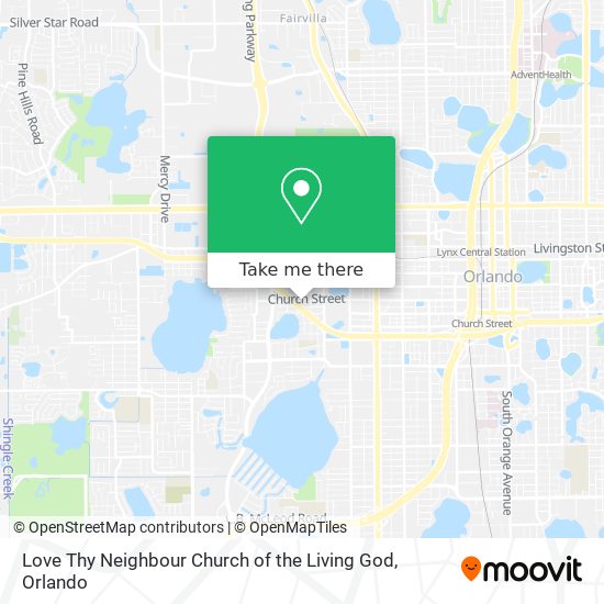 Mapa de Love Thy Neighbour Church of the Living God