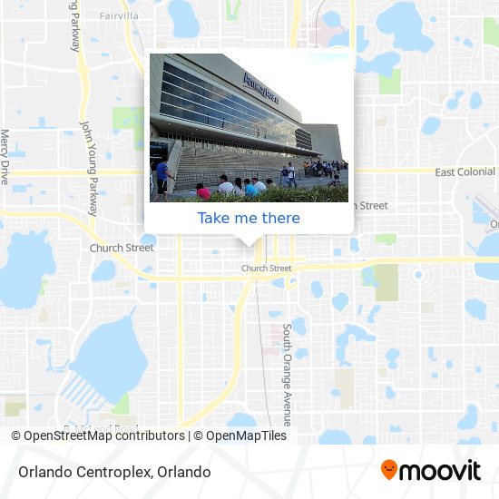 Mapa de Orlando Centroplex