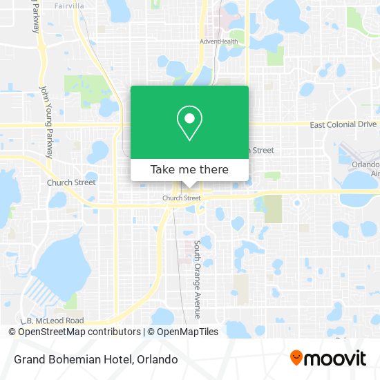 Grand Bohemian Hotel map