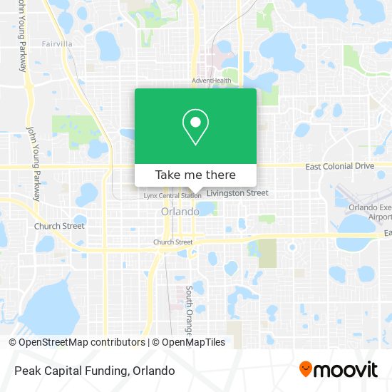 Peak Capital Funding map