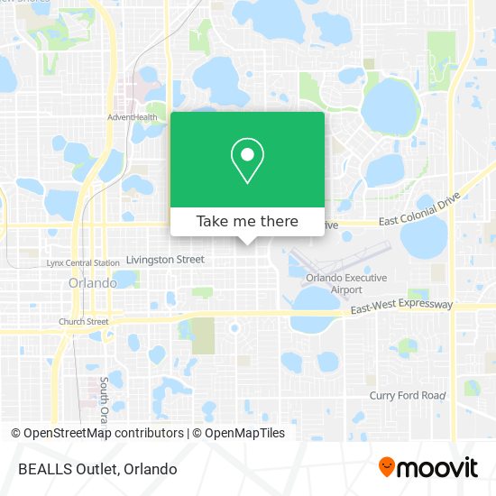 BEALLS Outlet map