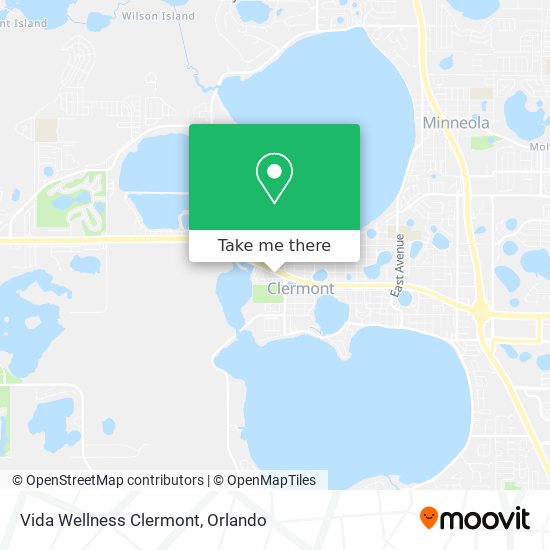 Vida Wellness Clermont map