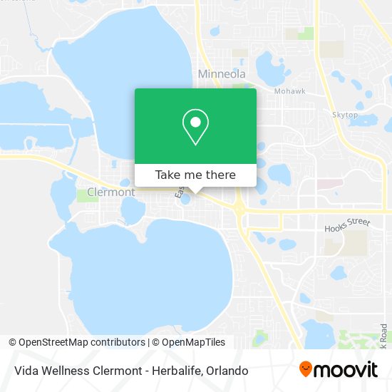 Vida Wellness Clermont - Herbalife map