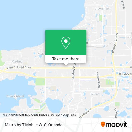 Metro by T-Mobile W. C map