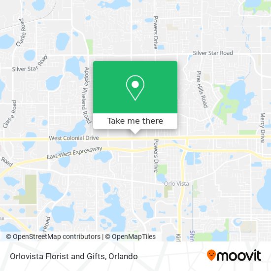 Orlovista Florist and Gifts map