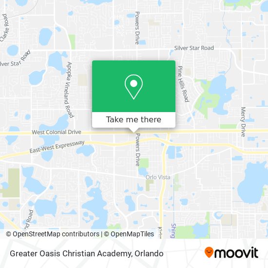 Mapa de Greater Oasis Christian Academy