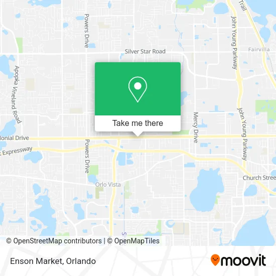 Mapa de Enson Market