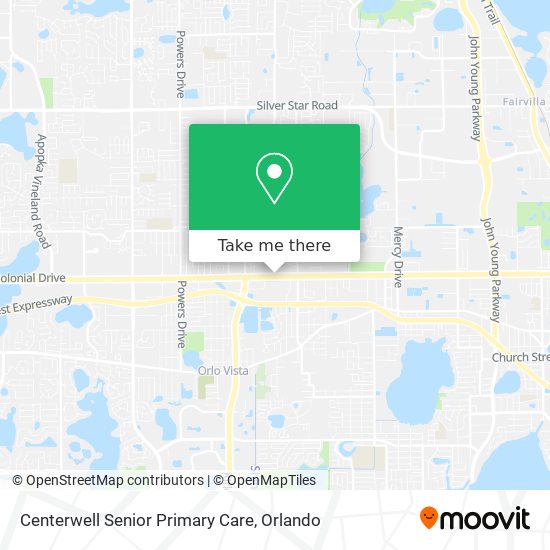 Centerwell Senior Primary Care map