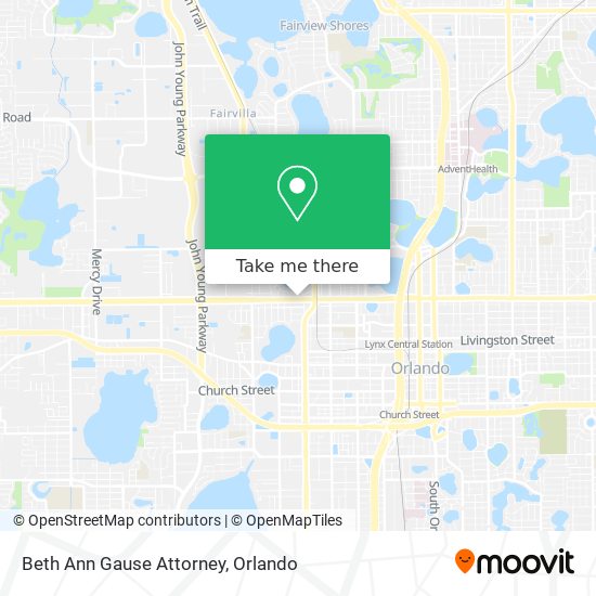 Mapa de Beth Ann Gause Attorney