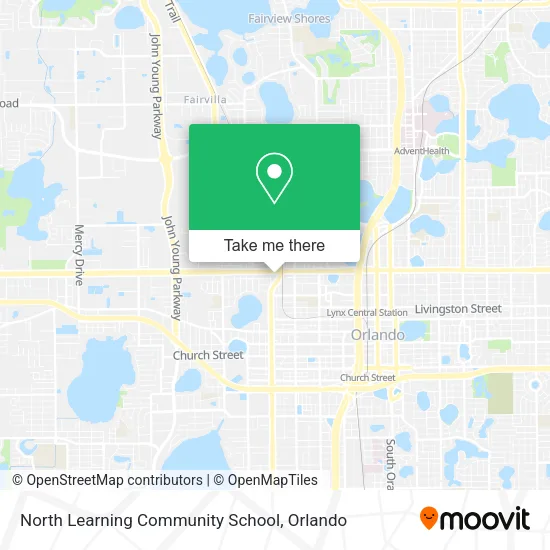 North Learning Community School map