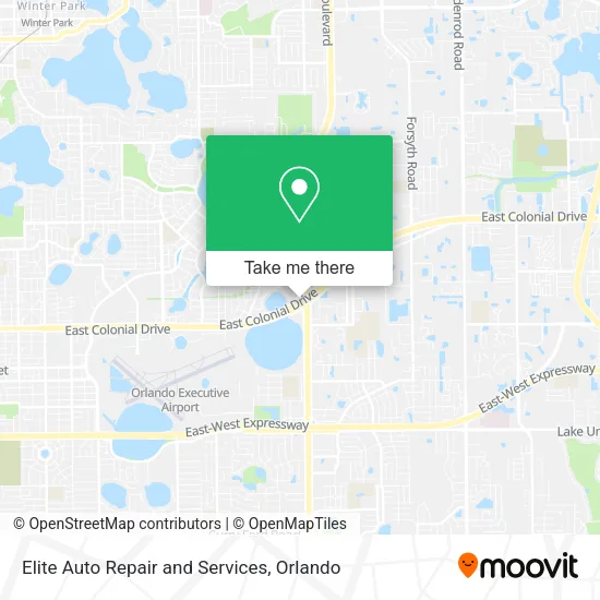 Elite Auto Repair and Services map