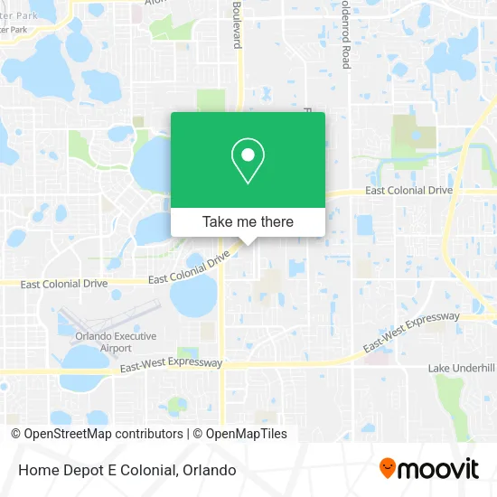 Home Depot E Colonial map