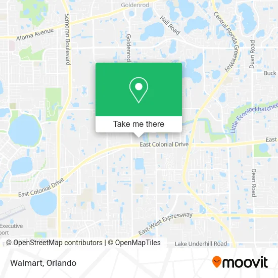 Mapa de Walmart