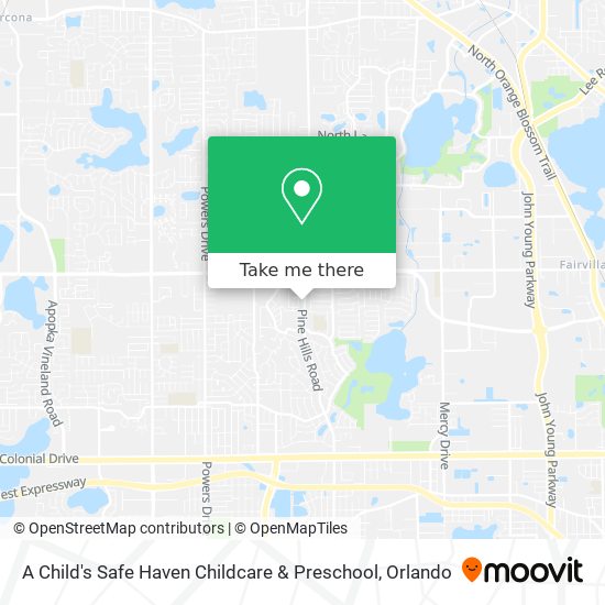 A Child's Safe Haven Childcare & Preschool map