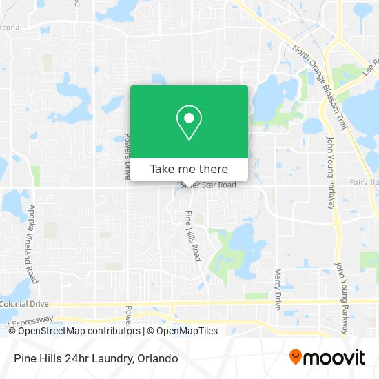 Mapa de Pine Hills 24hr Laundry