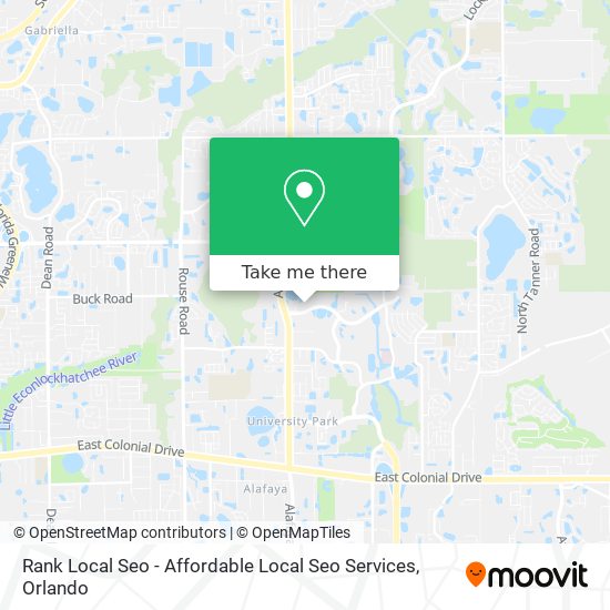 Rank Local Seo - Affordable Local Seo Services map