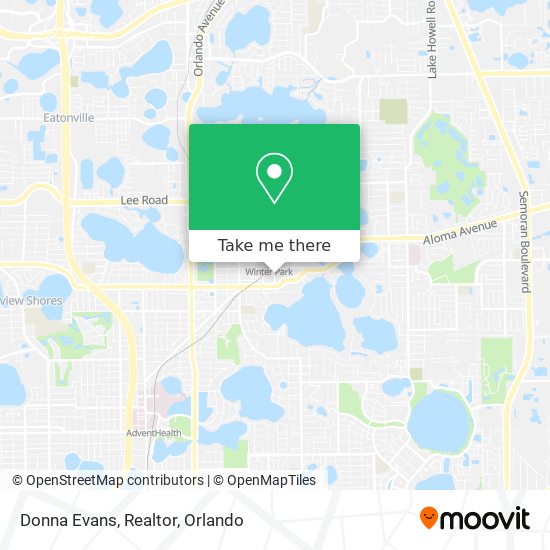 Mapa de Donna Evans, Realtor