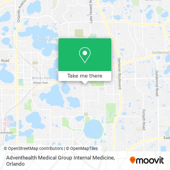 Mapa de Adventhealth Medical Group Internal Medicine