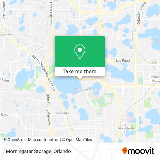 Morningstar Storage map