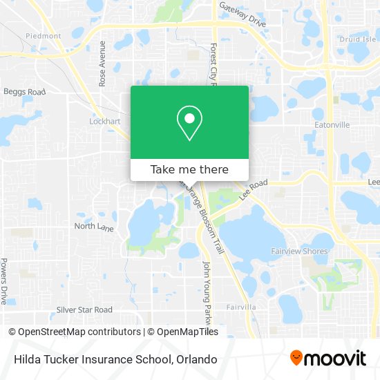 Hilda Tucker Insurance School map