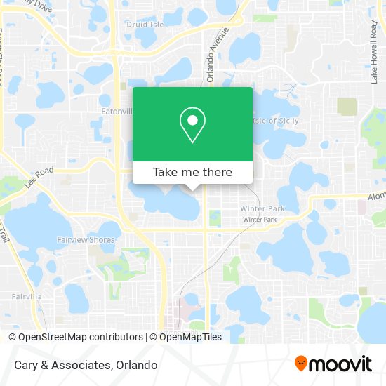 Cary & Associates map