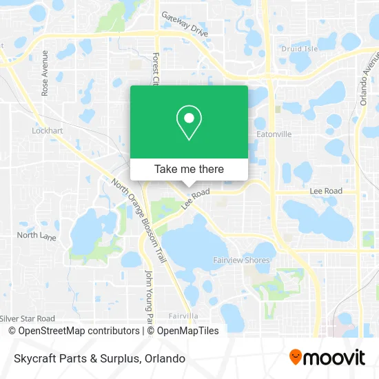 Skycraft Parts & Surplus map