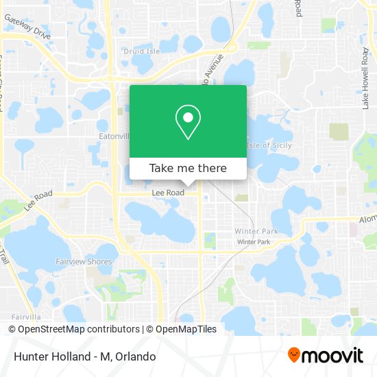 Mapa de Hunter Holland - M