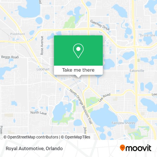 Royal Automotive map